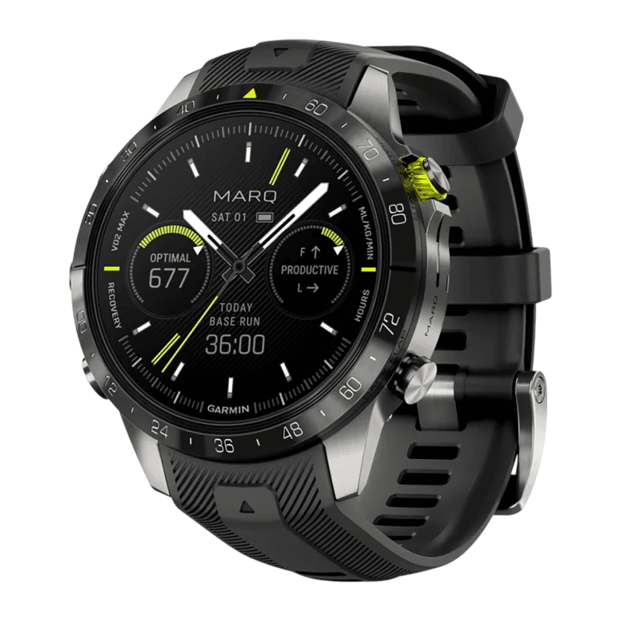 Спортивные часы Garmin MARQ Athlete (Gen 2), чёрный силиконовый ремешок — фото 3