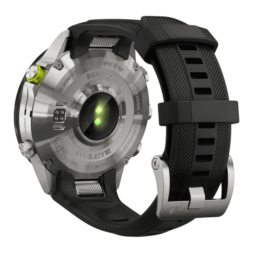 Спортивные часы Garmin MARQ Athlete (Gen 2), чёрный силиконовый ремешок — фото 4