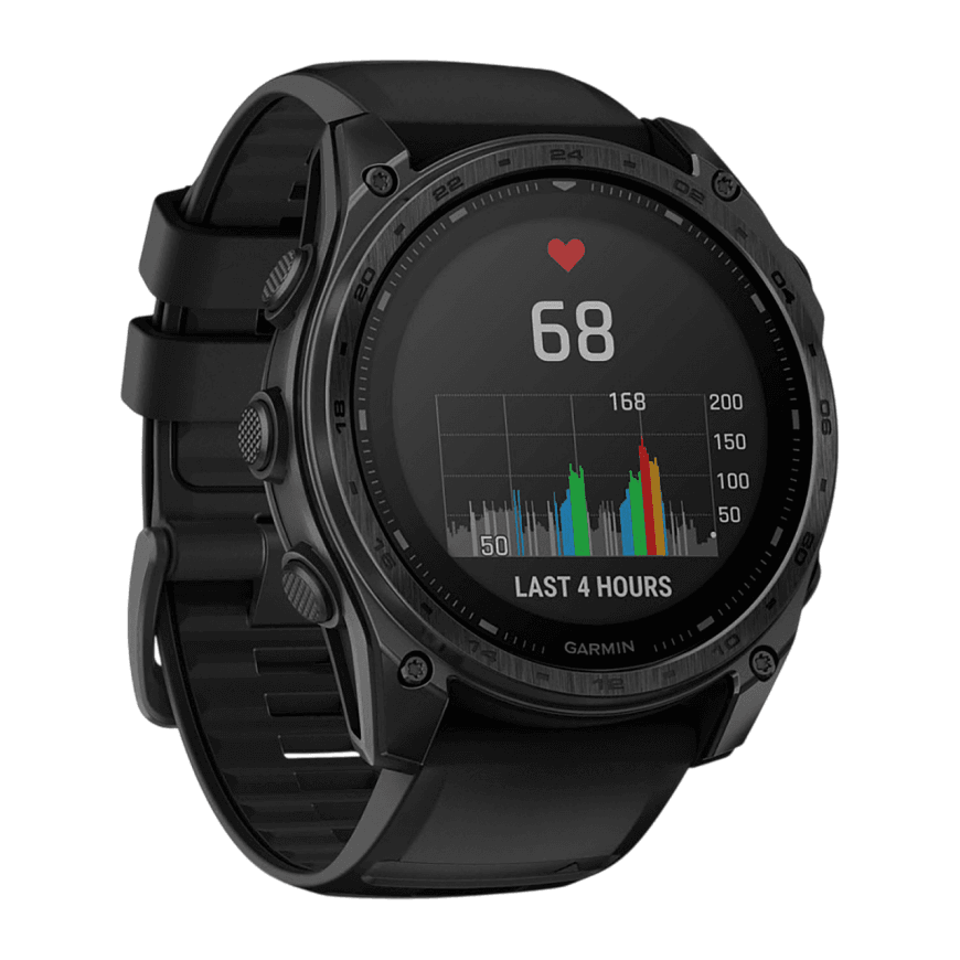 Спортивные часы Garmin tactix 8, 51 мм, Solar, чёрный нейлоновый ремешок, чёрный силиконовый ремешок — фото 4