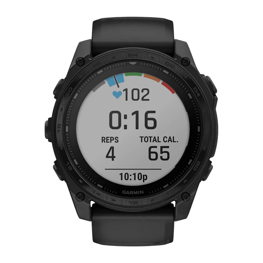 Спортивные часы Garmin tactix 8, 51 мм, Solar, Elite, чёрный нейлоновый ремешок, чёрный силиконовый ремешок — фото 5
