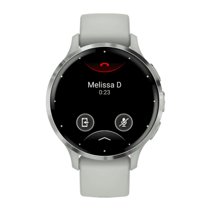 Спортивные часы Garmin Venu 3S, 41 мм, силиконовый ремешок серо-шалфейного цвета
