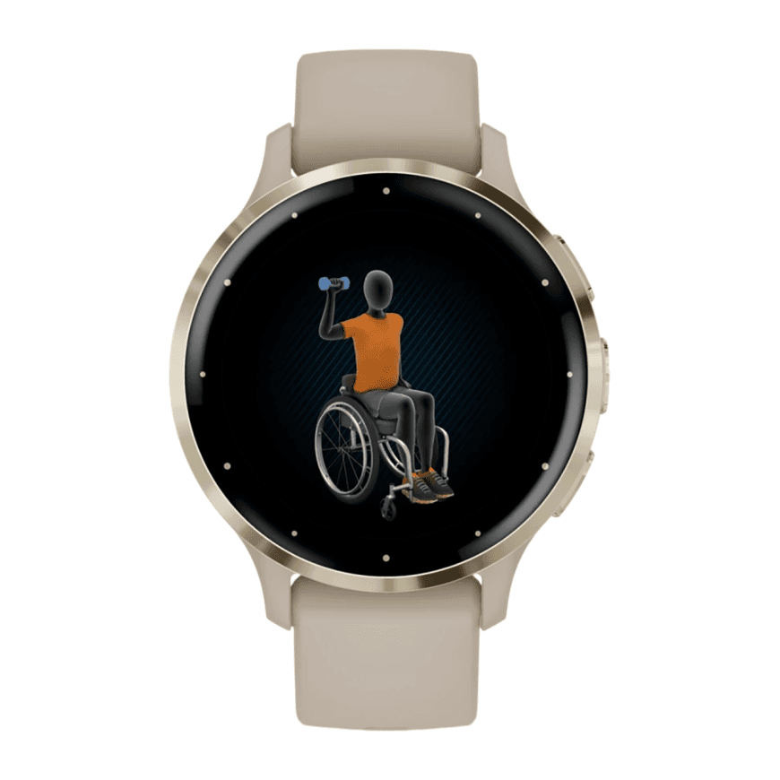 Спортивные часы Garmin Venu 3S, 41 мм, «французский серый» силиконовый ремешок — фото 5