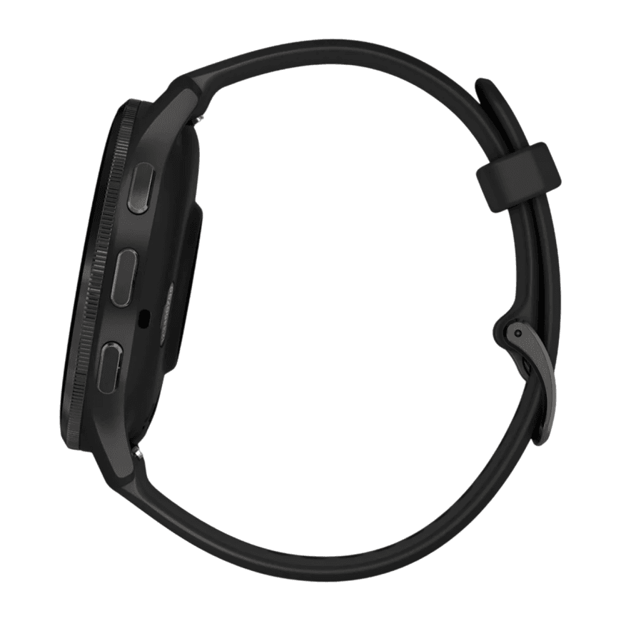 Спортивные часы Garmin Venu 3, 45 мм, чёрный силиконовый ремешок — фото 4