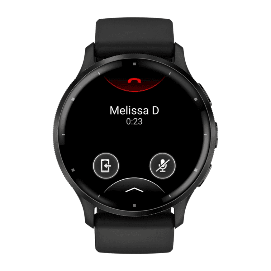 Спортивные часы Garmin Venu 3, 45 мм, чёрный силиконовый ремешок — фото 2