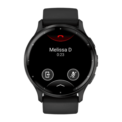 Спортивные часы Garmin Venu 3, 45 мм, чёрный силиконовый ремешок