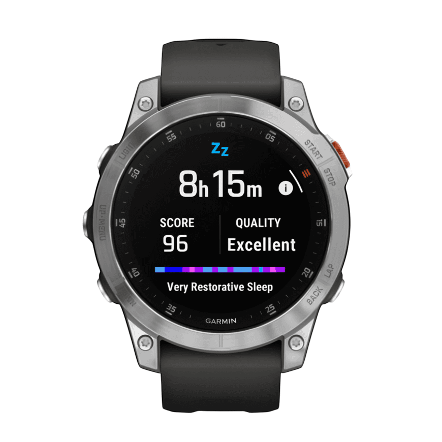 Спортивные часы Garmin epix (Gen 2) Standard Edition, 47 мм, чёрный силиконовый ремешок — фото 4