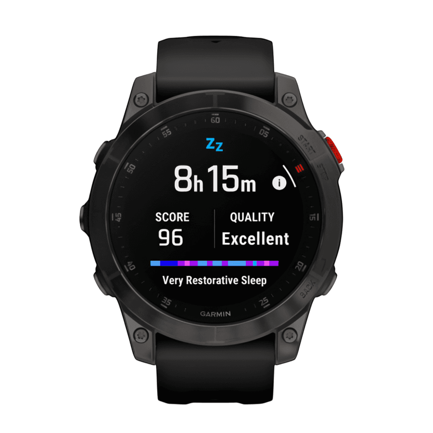 Спортивные часы Garmin epix (Gen 2) Sapphire Edition, 47 мм, чёрный силиконовый ремешок — фото 2