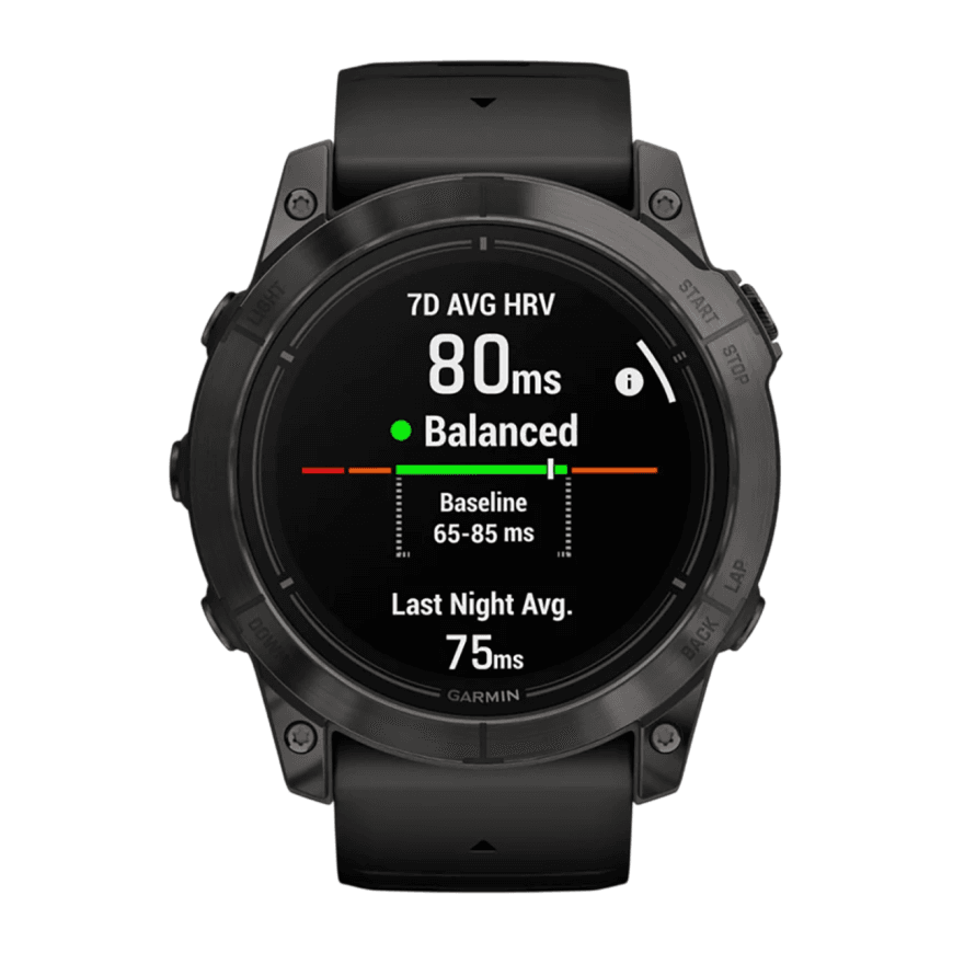 Спортивные часы Garmin epix Pro (Gen 2) Sapphire Edition, 51 мм, чёрный силиконовый ремешок — фото 6
