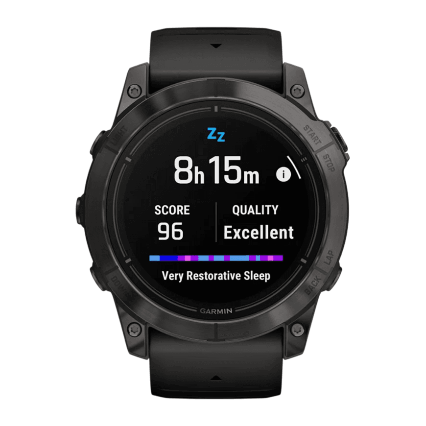 Спортивные часы Garmin epix Pro (Gen 2) Sapphire Edition, 51 мм, чёрный силиконовый ремешок — фото 2