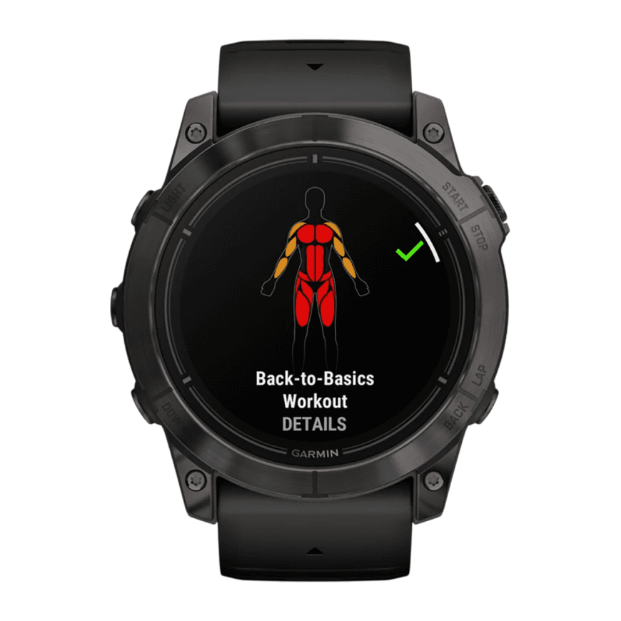 Спортивные часы Garmin epix Pro (Gen 2) Sapphire Edition, 51 мм, чёрный силиконовый ремешок — фото 5
