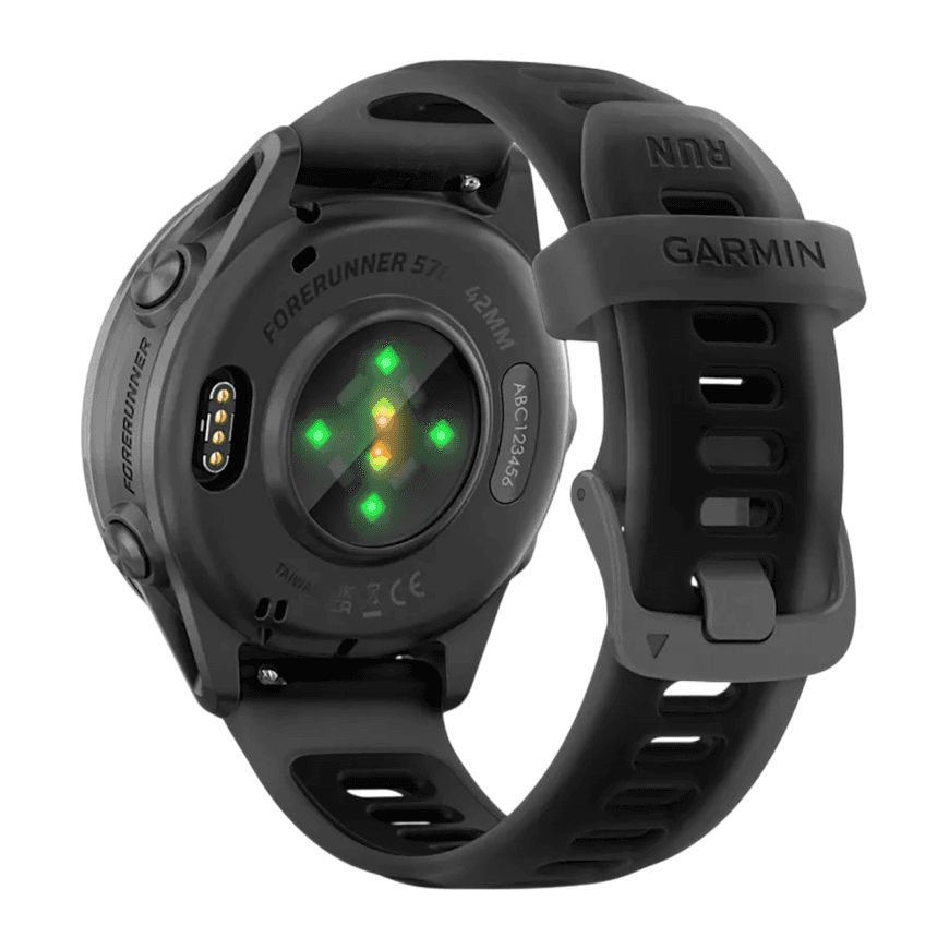 Спортивные часы Garmin Forerunner 570, 42 мм, силиконовый ремешок цвета «полупрозрачный чёрный»/чёрный — фото 6