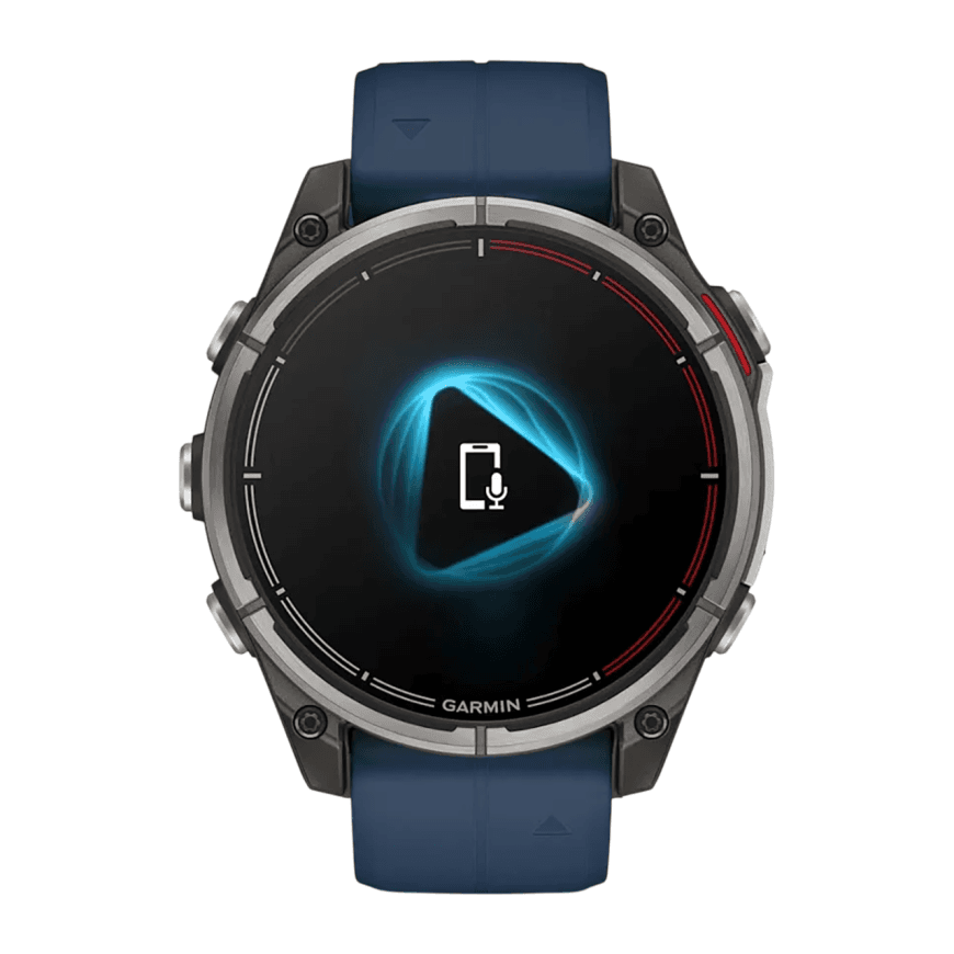 Спортивные часы Garmin quatix 8, AMOLED, 47 мм, силиконовый ремешок — фото 4