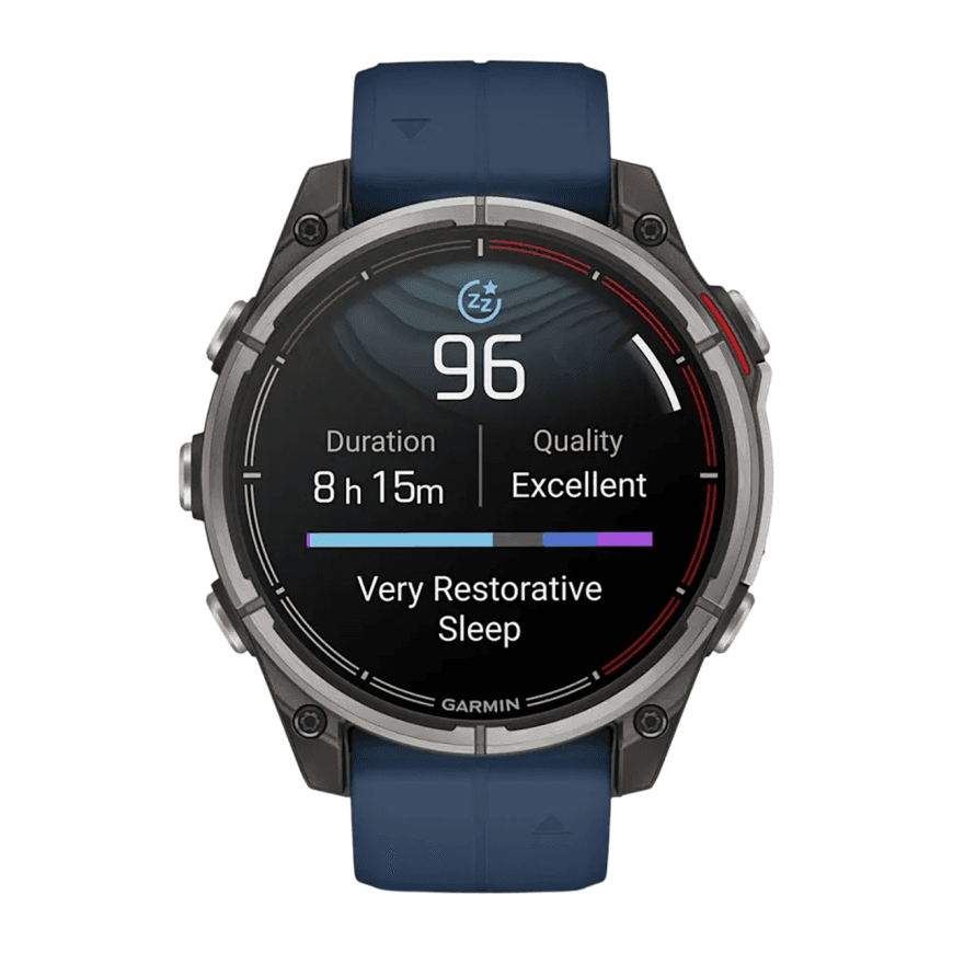 Спортивные часы Garmin quatix 8, AMOLED, 47 мм, силиконовый ремешок — фото 2