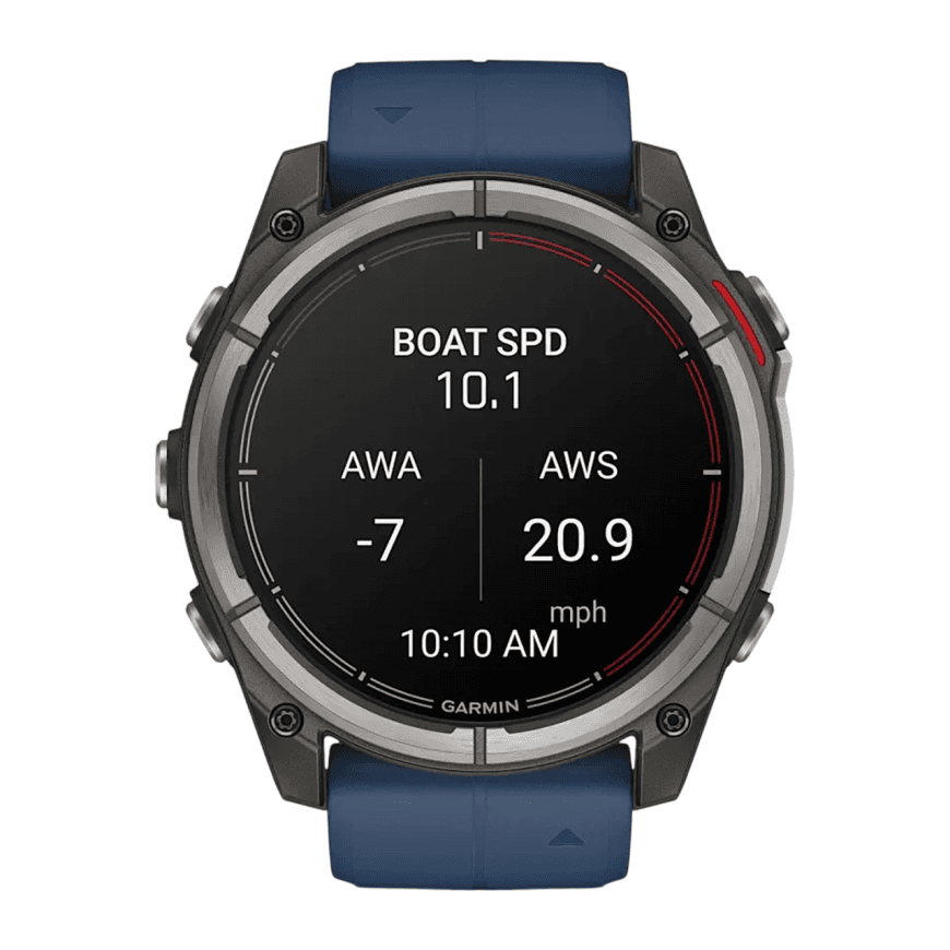 Спортивные часы Garmin quatix 8, AMOLED, 51 мм, силиконовый ремешок — фото 6