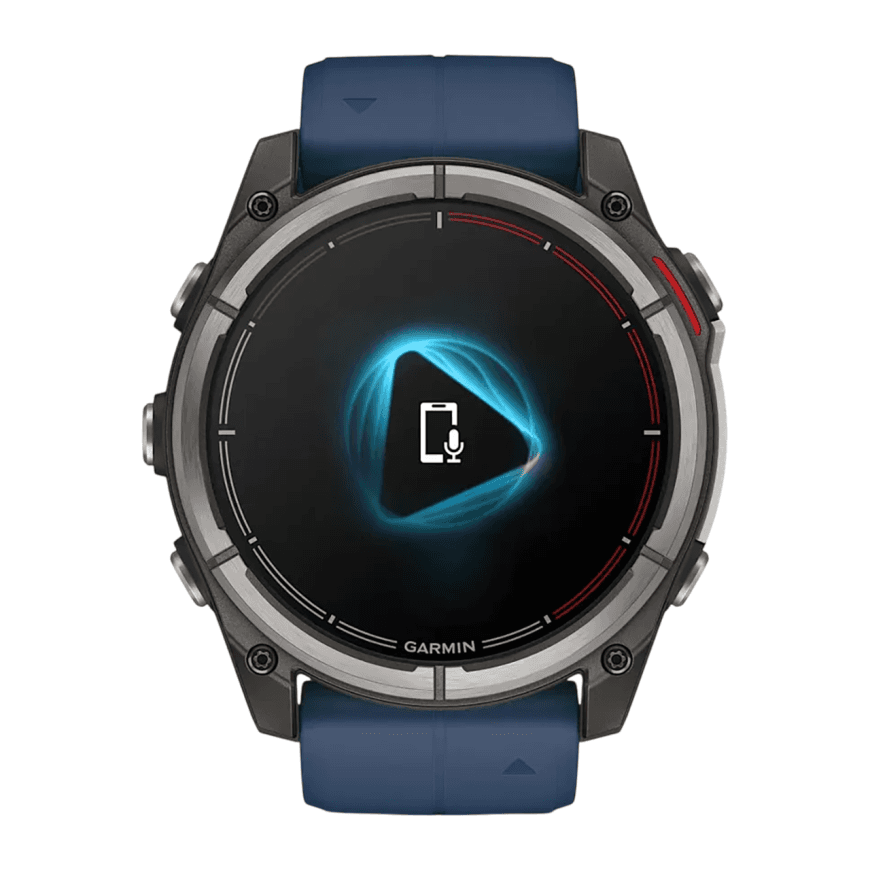 Спортивные часы Garmin quatix 8, AMOLED, 51 мм, силиконовый ремешок — фото 4