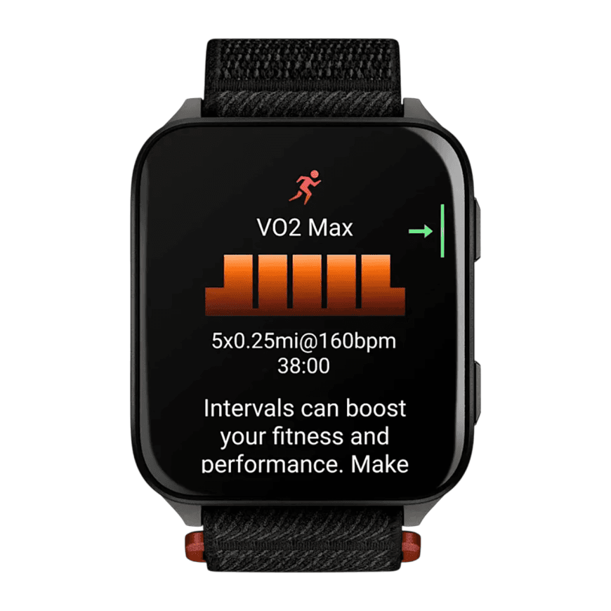 Спортивные часы Garmin Venu X1, чёрный нейлоновый браслет ComfortFit — фото 2