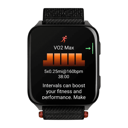 Спортивные часы Garmin Venu X1, чёрный нейлоновый браслет ComfortFit