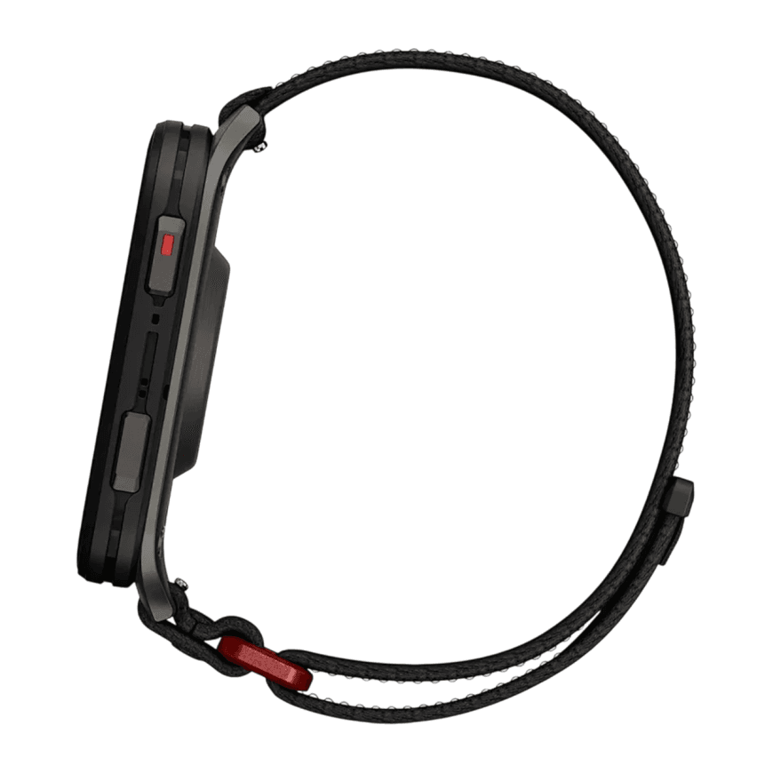 Спортивные часы Garmin Venu X1, чёрный нейлоновый браслет ComfortFit — фото 5