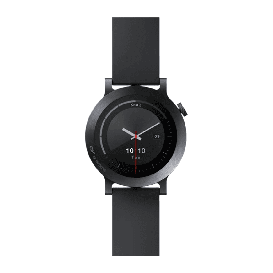 Умные часы CMF Watch 3 Pro by Nothing, плоский безель, тёмно-серый силиконовый ремешок — фото 6