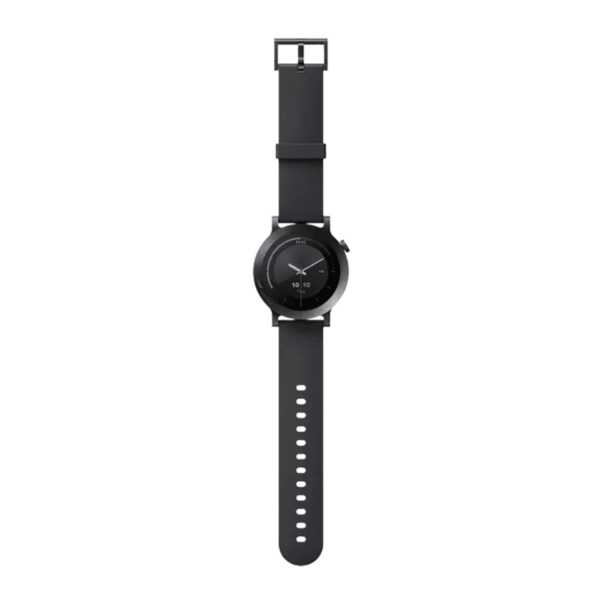 Умные часы CMF Watch 3 Pro by Nothing, плоский безель, тёмно-серый силиконовый ремешок — фото 3