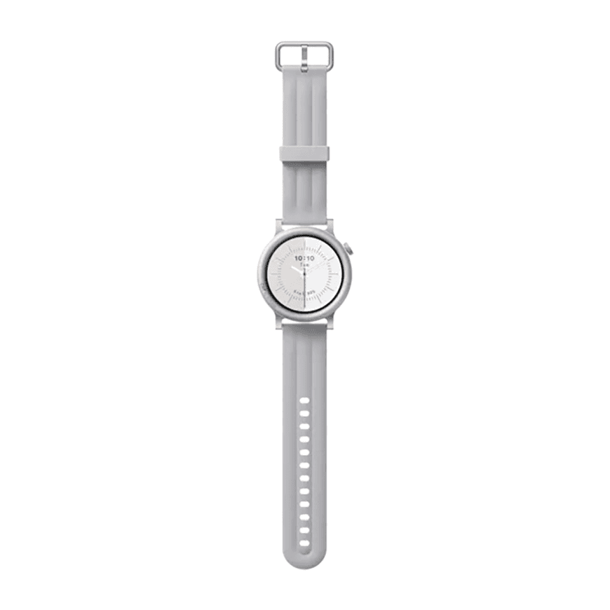 Умные часы CMF Watch 3 Pro by Nothing, изогнутый безель, светло-серый силиконовый ремешок — фото 3