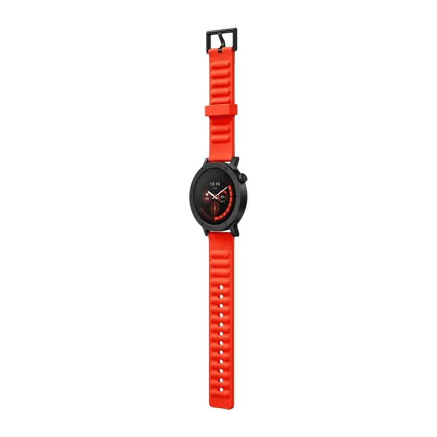 Умные часы CMF Watch 3 Pro by Nothing, плоский безель, оранжевый силиконовый ремешок — фото 6