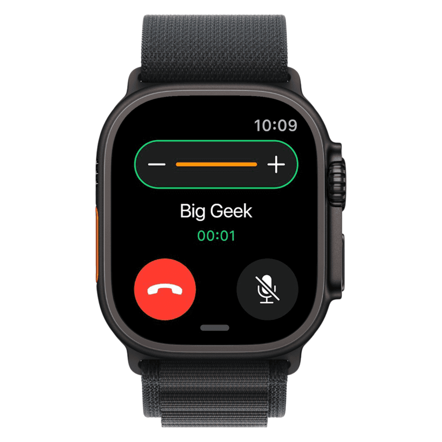 Часы Apple Watch Ultra 3, 49 мм, титан чёрного цвета, ремешок Alpine чёрного цвета (2025) — фото 2