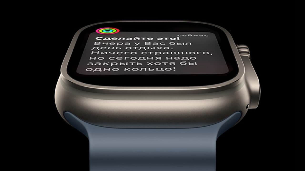 Часы Apple Watch Ultra 3, 49 мм, титан чёрного цвета, ремешок Alpine чёрного цвета (2025) — фото 3