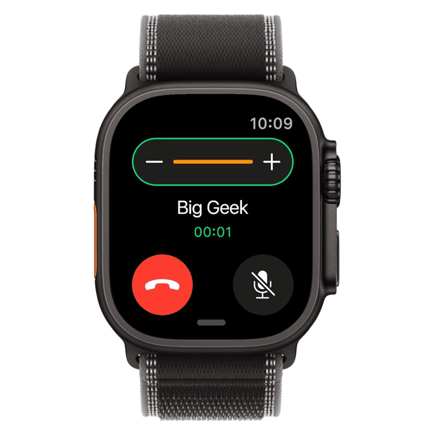 Часы Apple Watch Ultra 3, 49 мм, титан чёрного цвета, ремешок Trail цвета «чёрный/угольно-чёрный» (2025) — фото 2