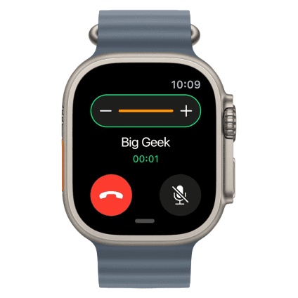 Часы Apple Watch Ultra 3, 49 мм, титан светлого цвета, ремешок Ocean цвета «якорный синий» (2025)