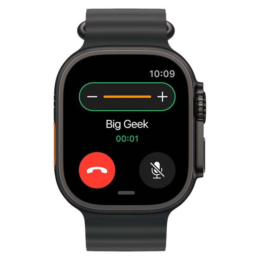 Часы Apple Watch Ultra 3, 49 мм, титан чёрного цвета, ремешок Ocean чёрного цвета (2025) — фото 2