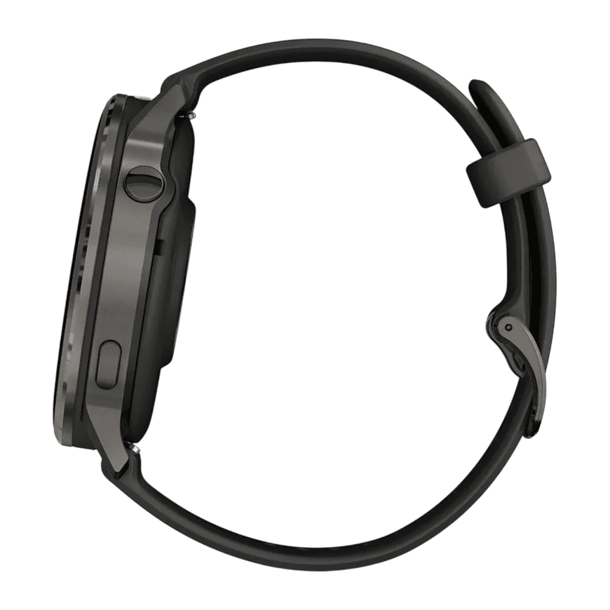 Спортивные часы Garmin Venu 4, 45 мм, чёрный силиконовый ремешок — фото 4
