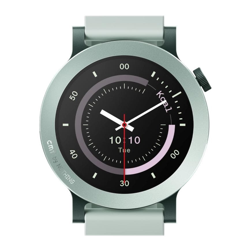 Умные часы CMF Watch 3 Pro by Nothing, плоский безель, светло-зелёный силиконовый ремешок — фото 2