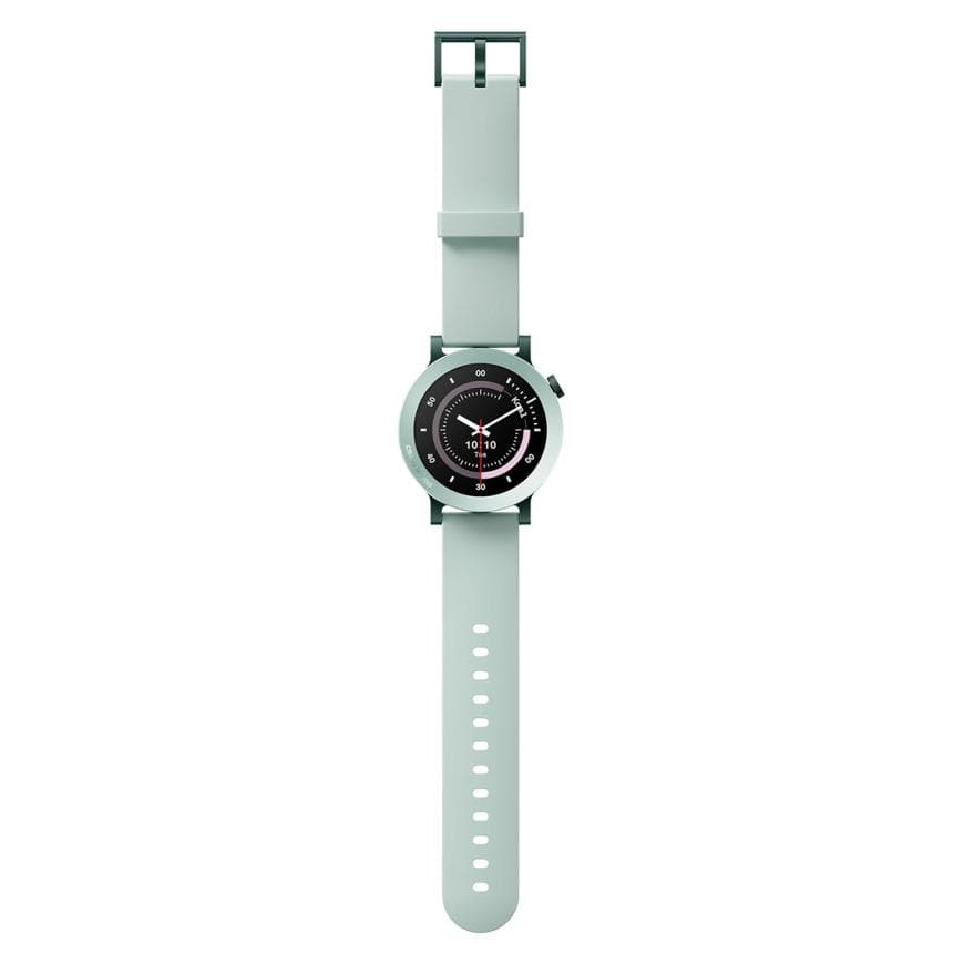 Умные часы CMF Watch 3 Pro by Nothing, плоский безель, светло-зелёный силиконовый ремешок — фото 5