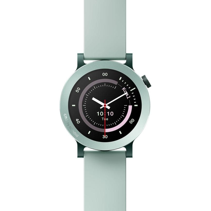 Умные часы CMF Watch 3 Pro by Nothing, плоский безель, светло-зелёный силиконовый ремешок — фото 4