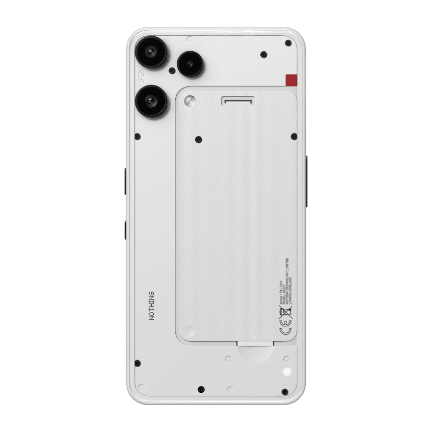 Смартфон Nothing Phone (3a) Lite 8 ГБ + 128 ГБ (Белый | White) (версия Global) — фото 3
