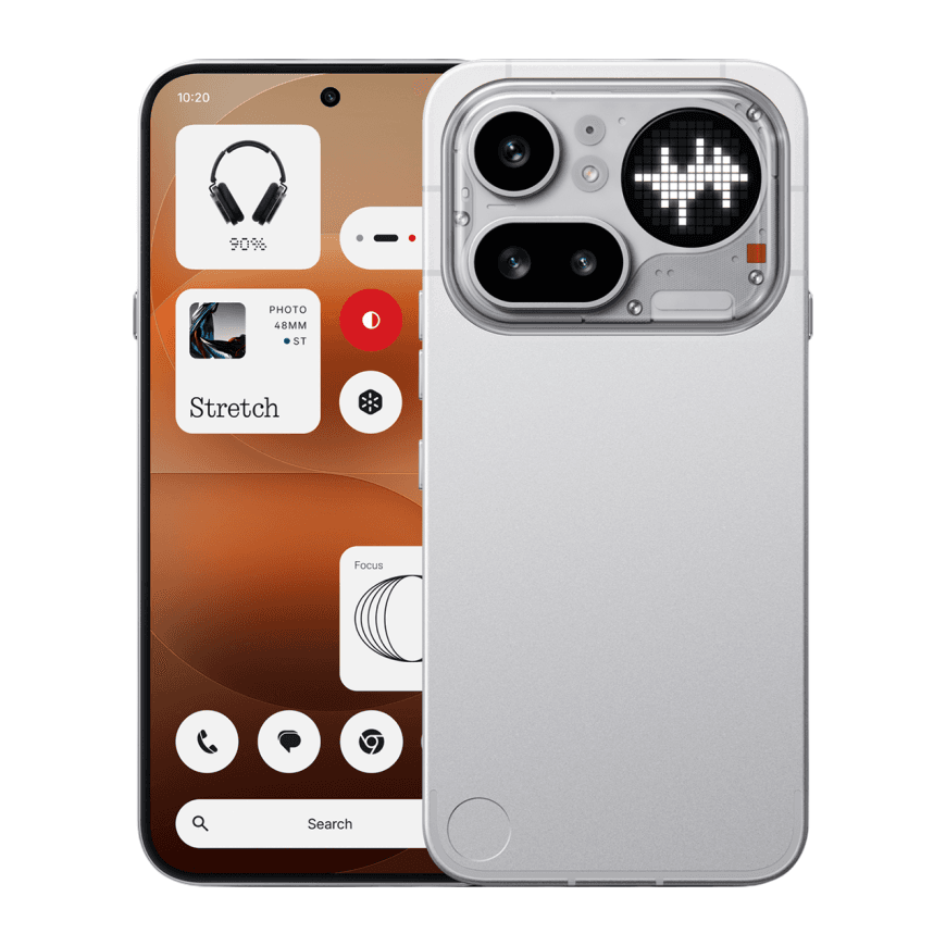 Смартфон Nothing Phone (4a) Pro 12 ГБ + 256 ГБ (Серебристый | Silver) (версия Global) — фото 2