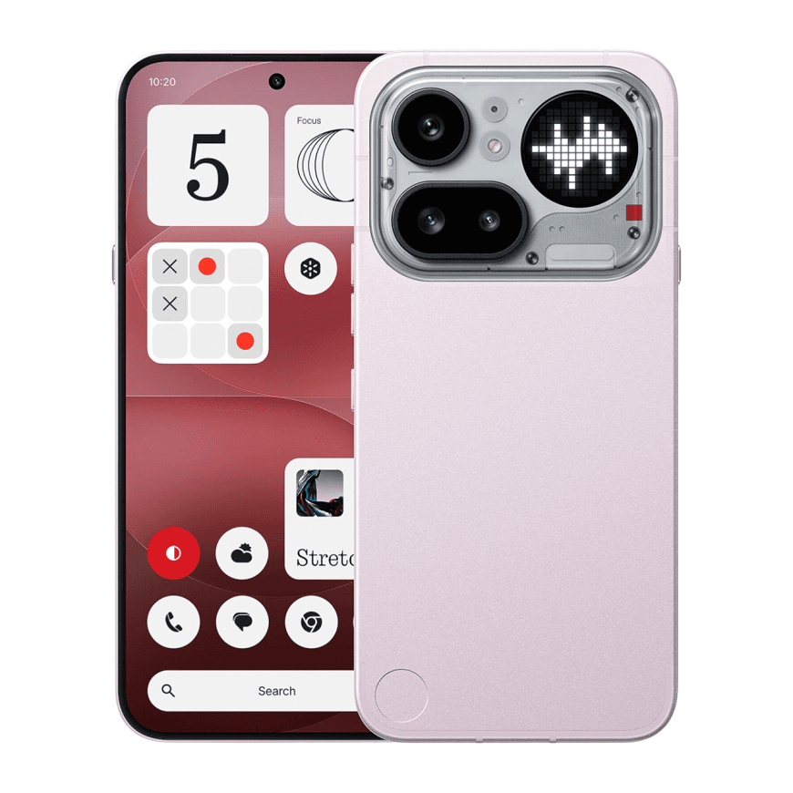 Смартфон Nothing Phone (4a) Pro 12 ГБ + 256 ГБ (Розовый | Pink) (версия Global) — фото 2