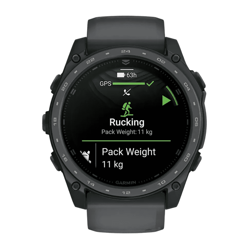 Спортивные часы Garmin tactix 8, 51 мм, AMOLED, Cerakote, сланцево-серый силиконовый ремешок — фото 3
