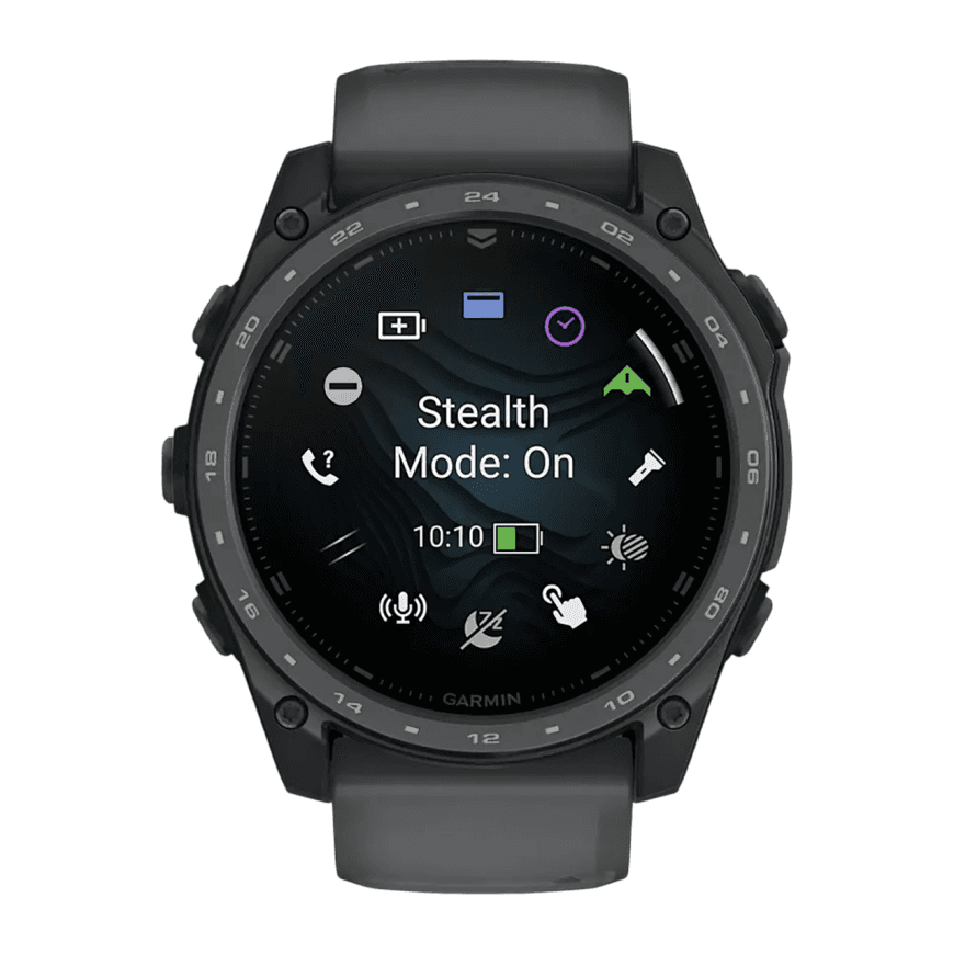 Спортивные часы Garmin tactix 8, 51 мм, AMOLED, Cerakote, сланцево-серый силиконовый ремешок — фото 2