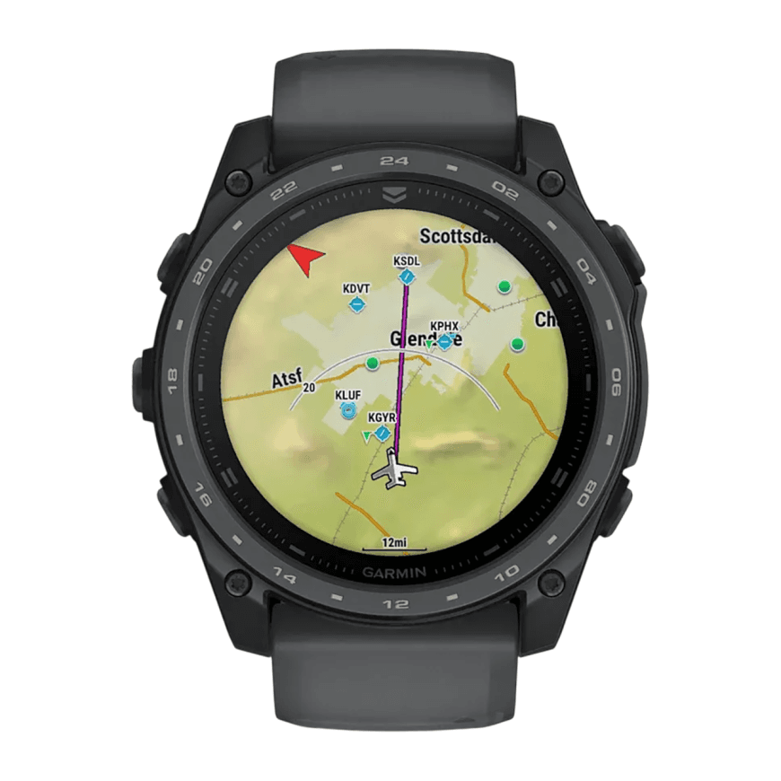 Спортивные часы Garmin tactix 8, 51 мм, AMOLED, Cerakote, сланцево-серый силиконовый ремешок — фото 4