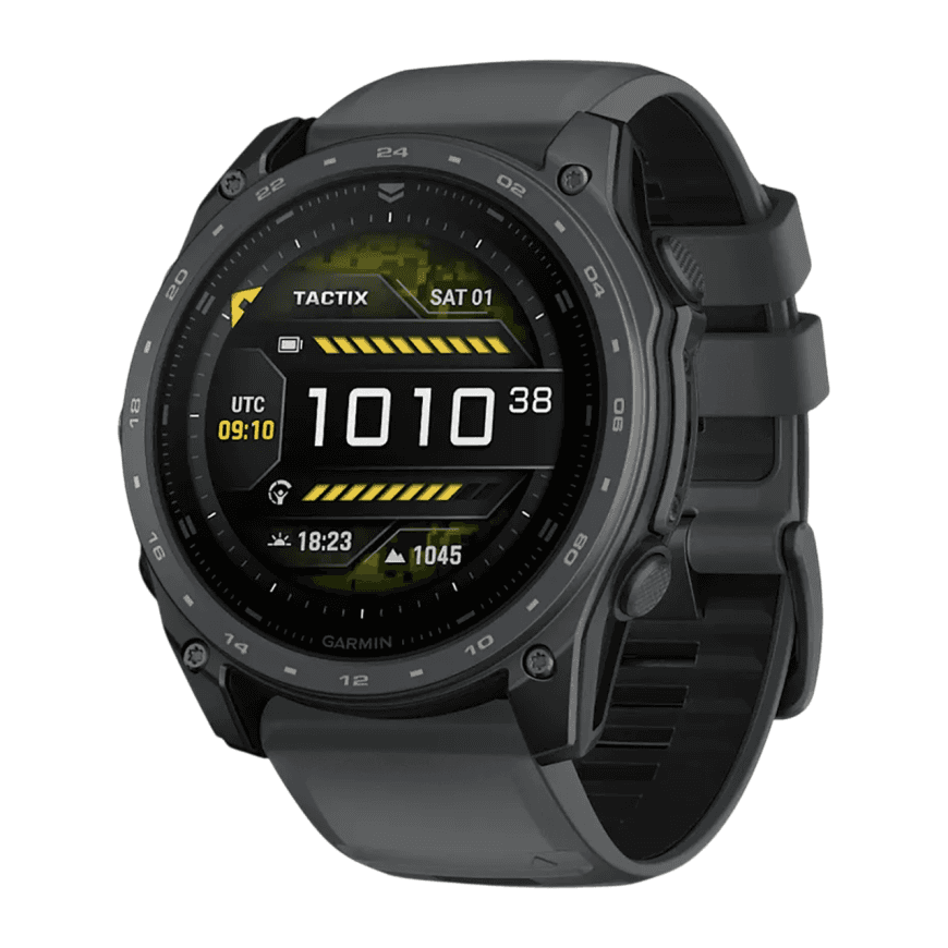 Спортивные часы Garmin tactix 8, 51 мм, AMOLED, Cerakote, сланцево-серый силиконовый ремешок — фото 5