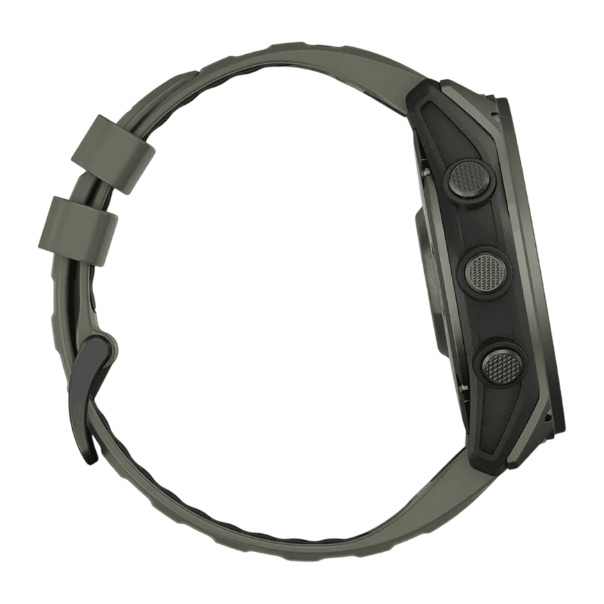 Спортивные часы Garmin tactix 8, 51 мм, AMOLED, Cerakote, оливковый силиконовый ремешок — фото 6
