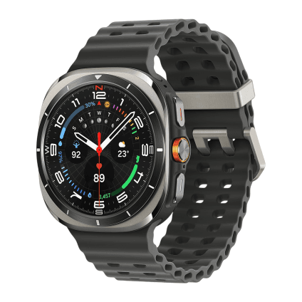 Умные часы Samsung Galaxy Watch Ultra, 47 мм, титан, ремешок Marine (2025)
