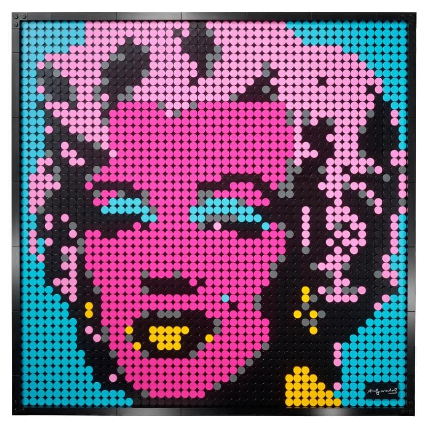 Конструктор — Мэрилин Монро Энди Уорхола LEGO Art (#31197) — фото 4
