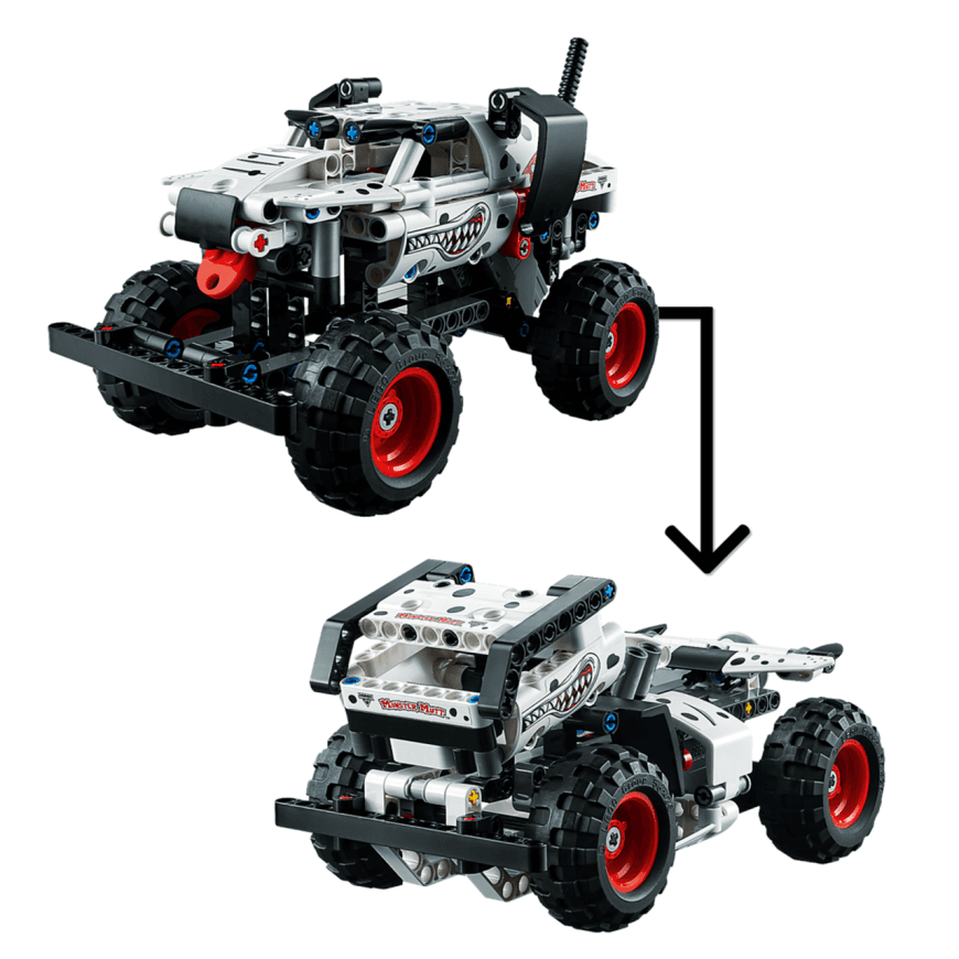Конструктор — монстр-трак «Далматинец» LEGO Technic Monster Jam Monster Mutt (#42150) — фото 4