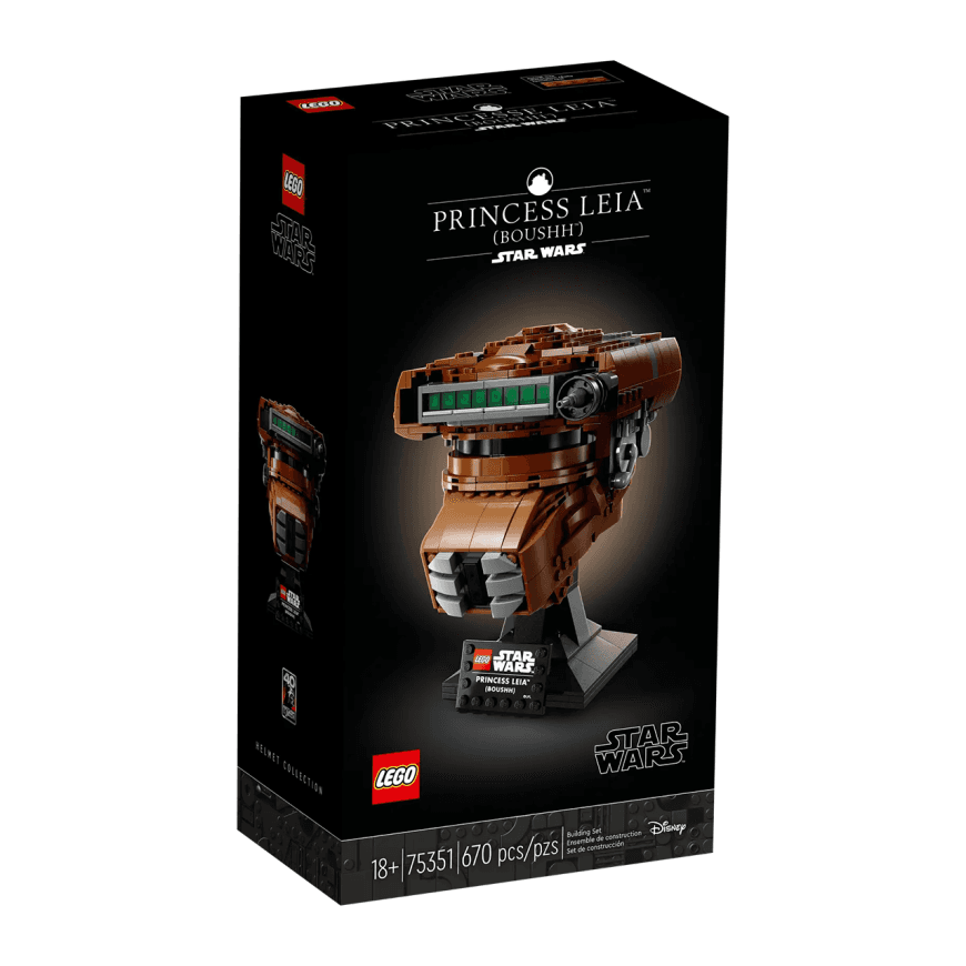 Шлем принцессы Леи LEGO Star Wars Helmet Collection (#75351) — фото 4