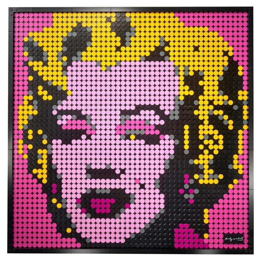 Конструктор — Мэрилин Монро Энди Уорхола LEGO Art (#31197) — фото 3