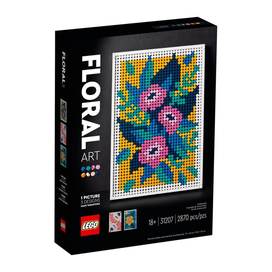 Картина «Цветочное искусство» LEGO Art (#31207) — фото 3