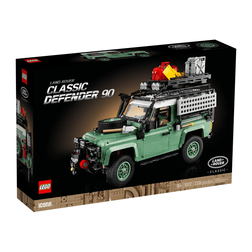 Конструктор — автомобиль Land Rover Classic Defender 90 LEGO Icons (#10317) — фото 6
